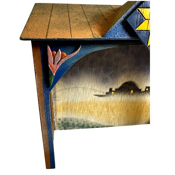 Jim Shore 2003 Heartwood Creek #113258 Nativity Stable Creche - Picture 3 of 9